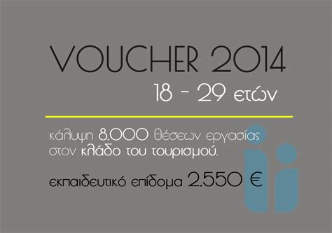 voucher τουρισμου